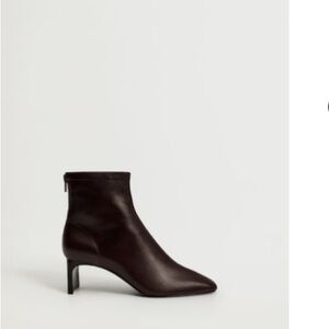 Mango Healed ankle  leather boot
